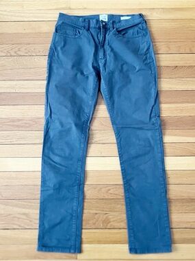 Flint and Tinder Huckberry Grey Cotton Slim Fit 5-Pocket Pants 30 x 32